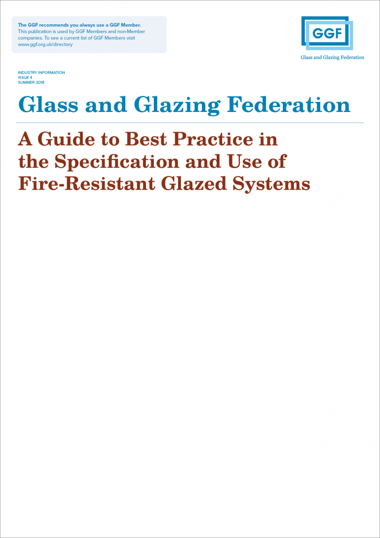 Revised Fire-resistant Glazing Guide Launched At FIREX