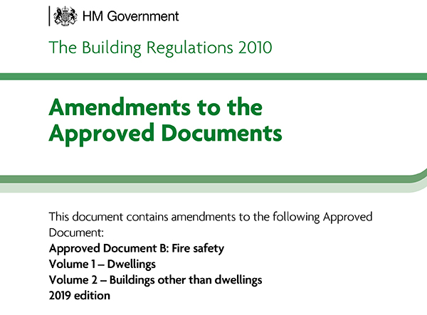 Technical Update: Approved Document B (Fire Safety) Amendments