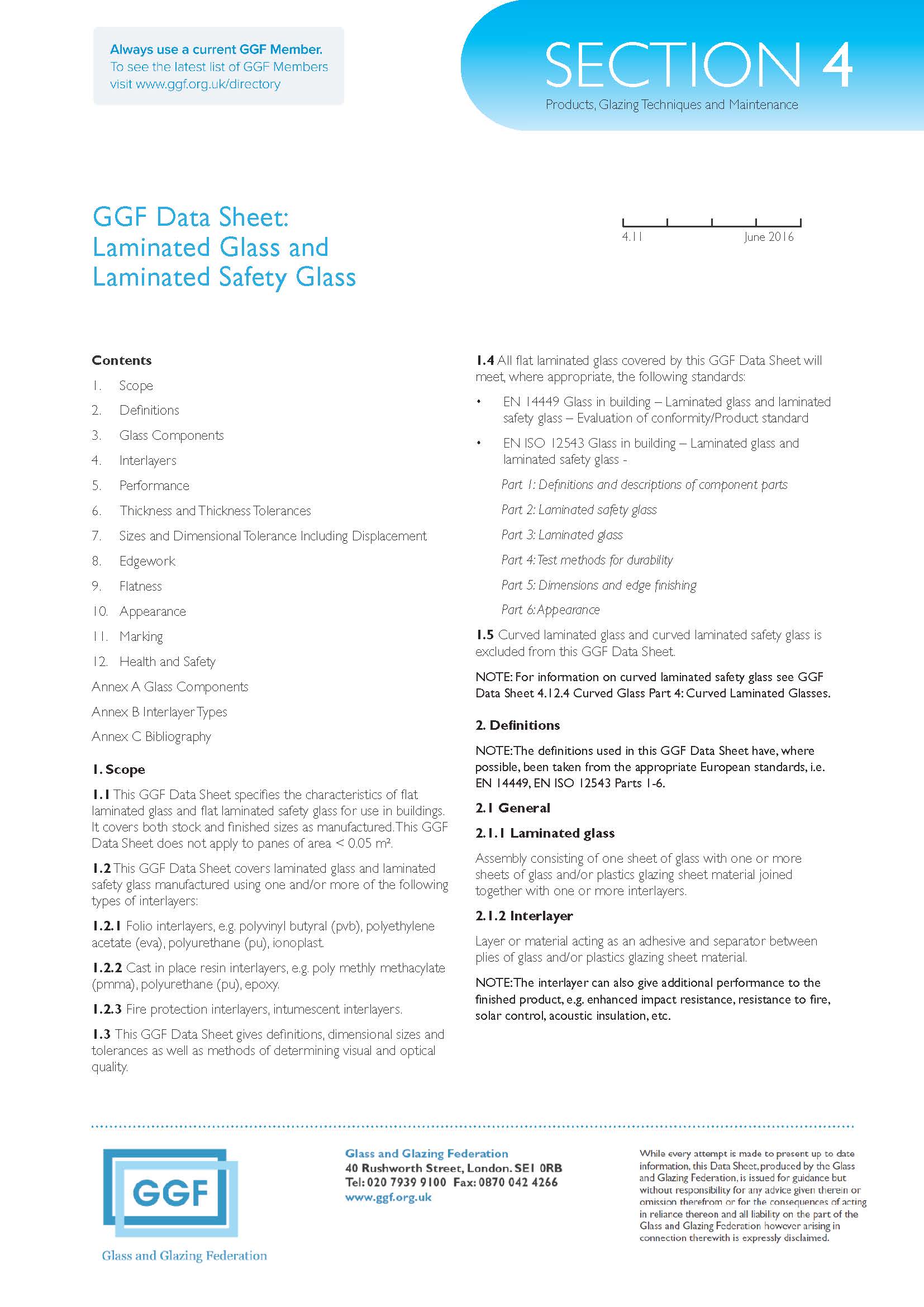 4 11 Laminated Glass And Laminated Safety Glass Pdf